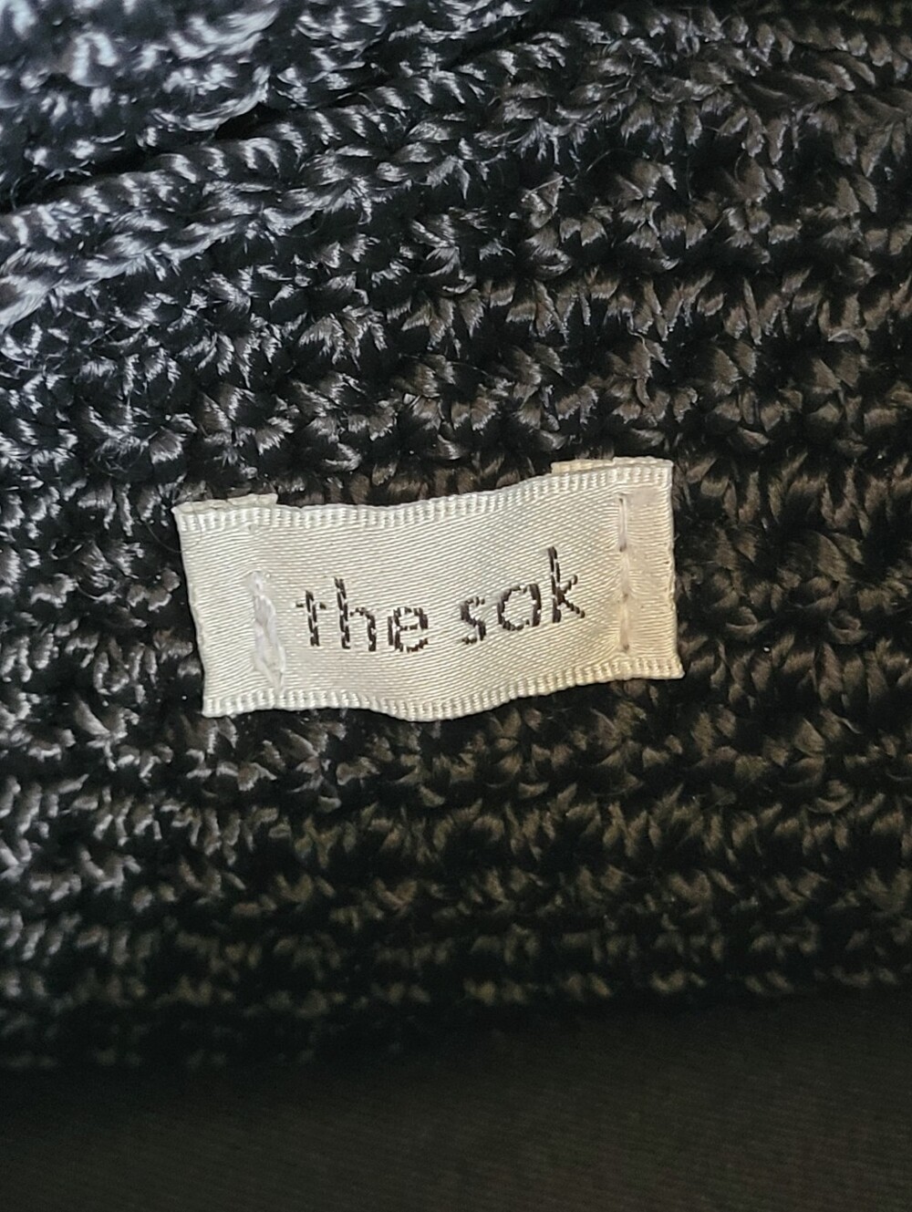 The Sak Handwoven Crochet Crossbody Bag Black Medium - Picture 9 of 11
